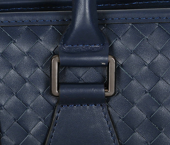 Bottega Veneta intrecciato VN briefcase 80201-1 blue